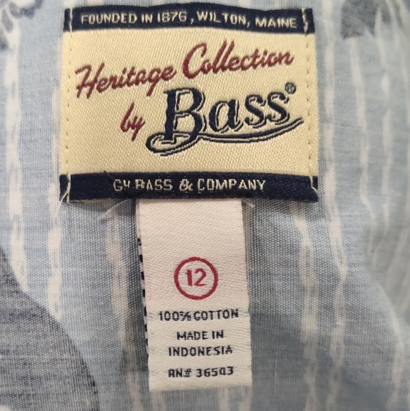 G.H. Bass & Co. Blue and White Floral Dress - Picture 8 of 9